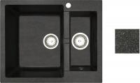 Кухонная мойка БелЭворс Duet L (черный, без сифона)