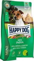 Сухой корм для собак Happy Dog Sensible Mini India (с рисом, горохом и куркумой) 4 кг