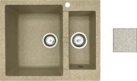 Кухонная мойка БелЭворс Duet L (темно-бежевый, без сифона)
