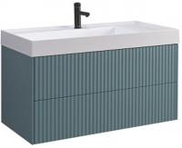 Belux Тумба под умывальник Сиртаки НП 100-02 (179, голубой малахит матовый)