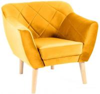 Интерьерное кресло Signal Karo 1 Velvet Bluvel 68 (карри/бук)