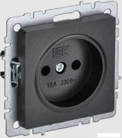 Розетка IEK Brite РС10-1-0-БрЧ