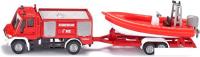 Пожарная машина Siku Пожарная Mercedes с катером 1636