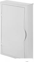 Бокс пластиковый Elektro-Plast Eco Box мультимед, TS35+2x МП перф.118x270mm, белая пласт. дверь, бел