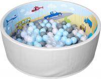 Сухой бассейн Romana Мир внутри Транспорт ДМФ-МК-02.55.01-01 (150 шаров)
