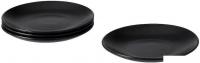 Набор обеденных тарелок Swed House Sidoplatta MR3-31 (черный)