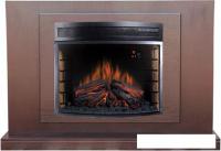 Каминокомплект Smolcom Lucca FS25 с Royal Flame Dioramic 25 LED FX (махагон коричневый)
