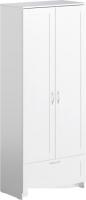 Шкаф распашной Mio Tesoro Сириус 2-х створчатый 1 ящик 2.02.01.240.1 (белый)