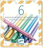 Фломастеры Djeco Металлик 08870 (6 цв)