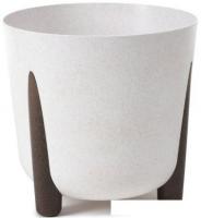 Кашпо Lamela Donica FRIDA 300 ECO wood LA246-05 (белый)