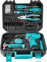 Дрель-шуруповерт Total THKTHP10892 (с 1-м АКБ, кейс, набор оснастки)