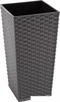 Кашпо Lamela Finezja Rattan LA574-50 (графит)