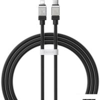 Кабель Baseus CoolPlay Series USB Type-C - Lightning (1 м, черный)