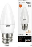 Светодиодная лампочка Gauss Elementary E27 6Вт 2700K [33216]