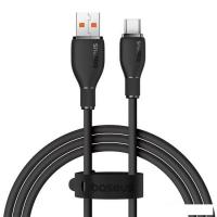 Кабель Baseus Pudding Series USB Type-A - USB Type-C (1.2 м, черный)