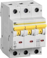 Выключатель автоматический IEK ВА 47-60M 6А 3P 6кА С MVA31-3-006-C