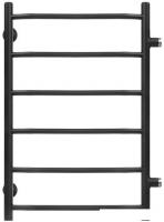 Полотенцесушитель Granula Трапеция 50х60 6 перекладин (боковое подключение, черный матовый)