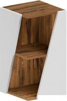 ЗОВ Шкаф Кито 40 CK40LAMWMR (правый, аттик/белый матовый)