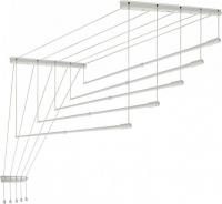 Сушилка для белья Comfort Alumin Group Потолочная телескопическая 5 прутьев 120-200см (алюминий)