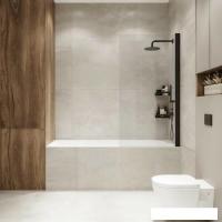 Стеклянная шторка для ванны Benetto Open BEN802-BLC