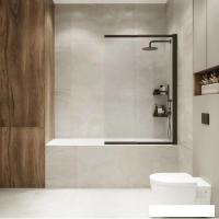 Стеклянная шторка для ванны Benetto Slide Open BEN-801-BLC