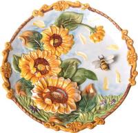 Декоративная тарелка Lefard Подсолнухи 59-567