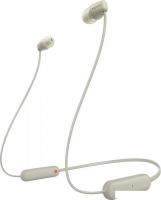 Наушники Sony WI-C100 (бежевый)