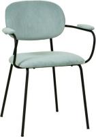 Стул Stool Group Кэрол (серо-голубой/черный)