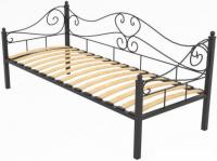 Кровать-тахта Князев Мебель Валенсия 90x200 ВАЯ.90.200.Ч (черный муар)