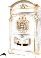 Почтовый ящик Аллюр №4010В (антик белый)