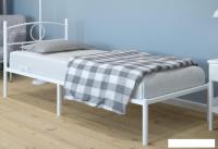 Кровать Князев Мебель Люмия 90x200 ЛЯ.90.200.Б (белый муар)