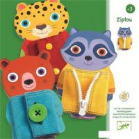 Развивающая игра Djeco Застежки Зипту 01663