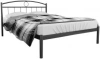 Кровать Князев Мебель Люмия 160x200 ЛЯ.160.200.Ч (черный муар)