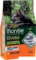 Сухой корм для собак Monge BWild Grain Free All Breeds Puppy & Junior Duck with Potatoes (для щенков
