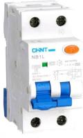 Дифференциальный автомат Chint NB1L 1P+N C20 30mA AC 10kA (36mm) (R)