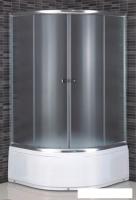 Душевой уголок Coliseum Отлон Т-100 100x100 (хром/тонированное стекло)