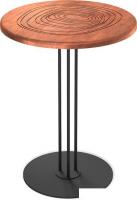 Журнальный столик Sheffilton SHT-CT44-3/H43 (кариф/черный муар)