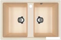 Кухонная мойка Ulgran U-608 (328 бежевый)