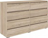 Комод Кортекс-мебель Бари 160 8ш (дуб сонома/дуб сонома/дуб сонома)