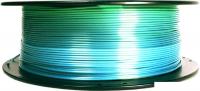 Пластик Gembird PLA Silk 1.75 мм 1000 г (зелено-голубой)
