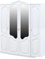 Шкаф распашной Неман мебель Орхидея СП-002-14Д2 (белое дерево)