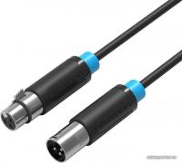 Кабель Vention BBFBJ XLR - XLR (5 м, черный)