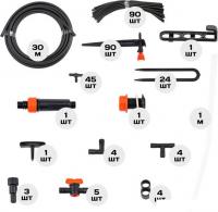 Система полива Жук Капельный полив от емкости с регулируемыми капельницами на 90 растений без таймер