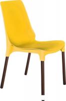 Стул Sheffilton SHT-ST75/S424 (желтый/коричневый муар)