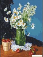 Картина по номерам Белоснежка Ромашки и клубника 365-AS