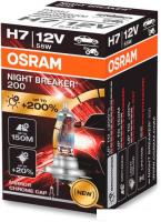 Галогенная лампа Osram Night Breaker 200 H7 64210NB200 (картонная коробка, 1 шт)