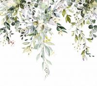 Фотообои ФабрикаФресок Зеленый гербарий 703270 (300x270)