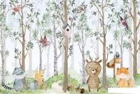 Фотообои ФабрикаФресок Звери в лесу 604270 (400x270)