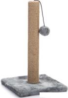 Когтеточка Cat House Столбик 0.9 (сизаль серый)