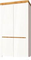 Шкаф распашной Anrex Taurus 2DG (белый глянец/дуб вотан)